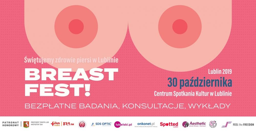 Breast Fest–zaświećmy Lublin na różowo #walczymy z rakiem piersi